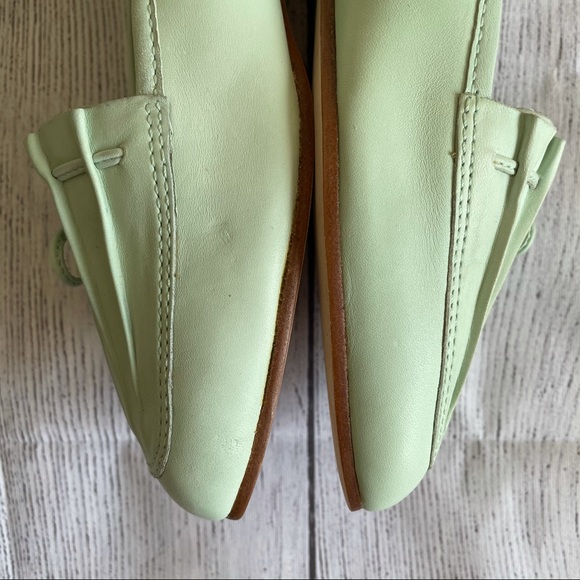 Enzo Angiolini pastel green bow tie mules - Picture 7 of 10